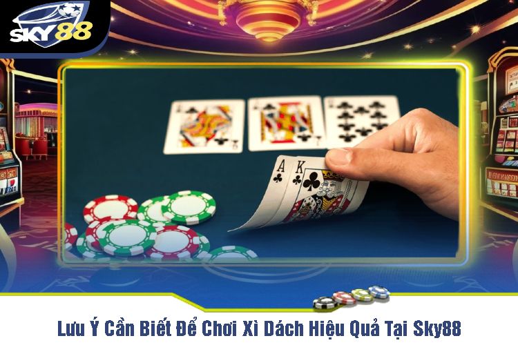 Lưu Ý Cần Biết Để Chơi Xì Dách Hiệu Quả Tại Sky88