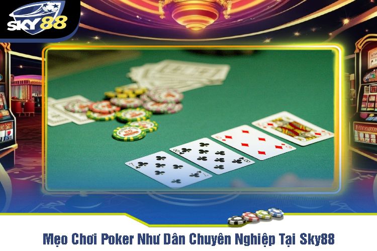 Mẹo Chơi Poker Như Dân Chuyên Nghiệp Tại Sky88