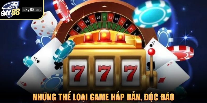 Những thể loại game hấp dẫn, độc đáo